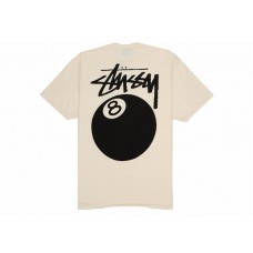 Stussy 8 Ball Pigment Dyed Tee Natural