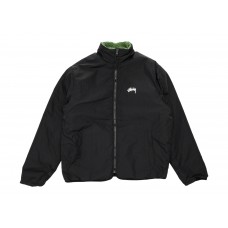 Stussy 8 Ball Sherpa Reversible Jacket Green