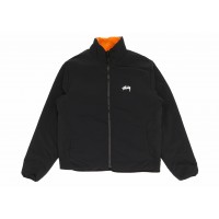 Stussy 8 Ball Sherpa Reversible Jacket Orange