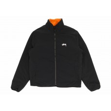Stussy 8 Ball Sherpa Reversible Jacket Orange
