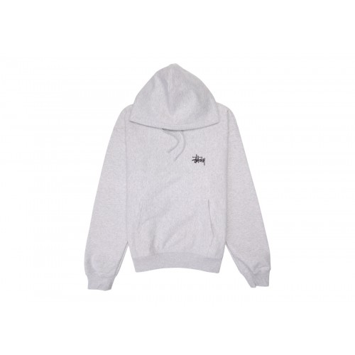 Оригинальный шмот Stussy Basic Hoodie Ash Heather - 70см