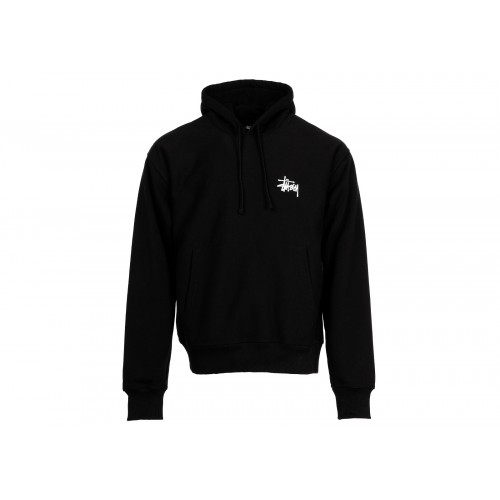 Оригинальный шмот Stussy Basic Hoodie Black - 70см
