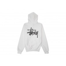 Stussy Basic Hoodie White/Black