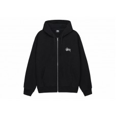 Stussy Basic Stussy Zip Hoodie Black