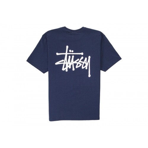 Оригинальный шмот Stussy Basic T-shirt Navy - 70см