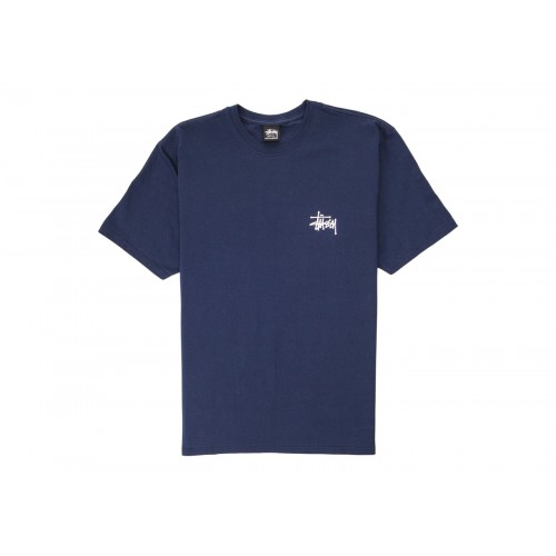 Оригинальный шмот Stussy Basic T-shirt Navy - 70см