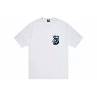 Stussy Born X Raised 8 Ball Tee White