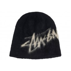 Stussy Brushed Out Stock Skullcap Black