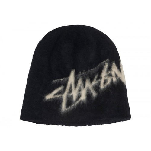 Stussy Brushed Out Stock Skullcap Black
