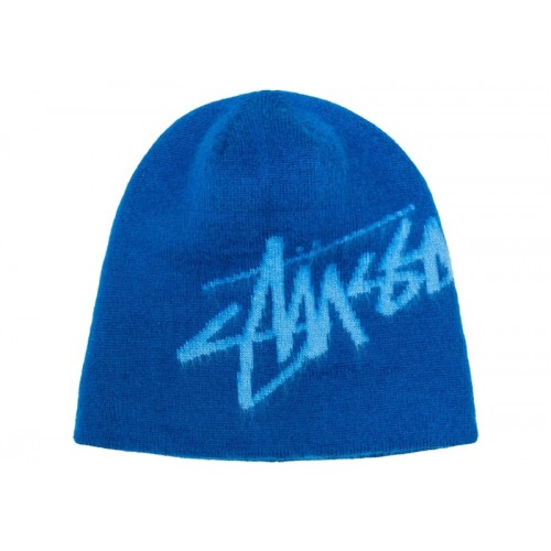 Stussy Brushed Out Stock Skullcap Blue