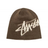 Stussy Brushed Out Stock Skullcap Brown
