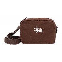 Stussy Canvas Pouch Brown