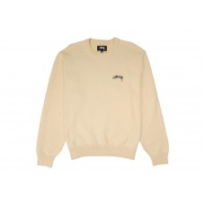 Stussy Care Label Sweater Natural