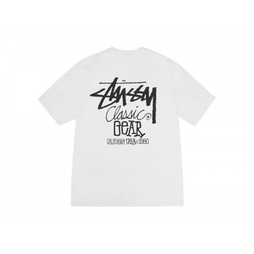 Stussy Classic Gear Pigment Dyed Tee Natural