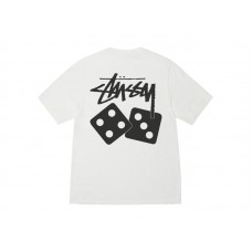 Stussy Dice Pigment Dyed Tee Natural