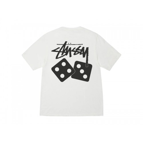 Stussy Dice Pigment Dyed Tee Natural