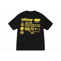 Stussy DNA Pigment Dyed Tee Black