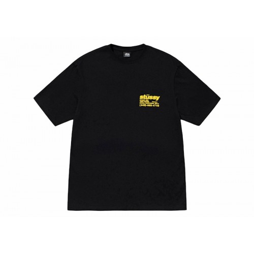 Stussy DNA Pigment Dyed Tee Black