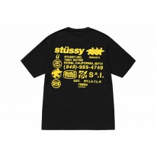 Stussy DNA Pigment Dyed Tee Black