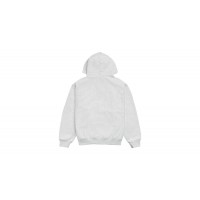 Stussy Double Stripe Embroidered Hoodie Ash Heather