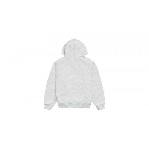 Stussy Double Stripe Embroidered Hoodie Ash Heather Stussy Double Stripe Embroidered Hoodie Ash Heather