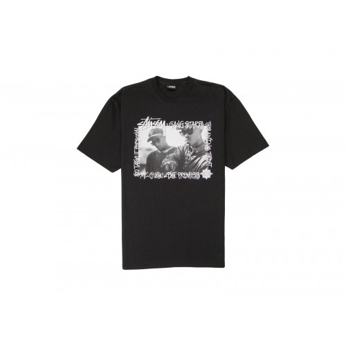 Оригинальный шмот Stussy Gang Starr Take It Personal Tee Black - 70см