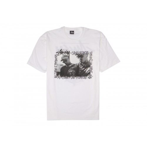 Оригинальный шмот Stussy Gang Starr Take It Personal Tee White - 70см