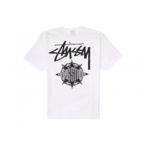 Оригинальный шмот Stussy Gang Starr Tee Multicolor/White - 70см