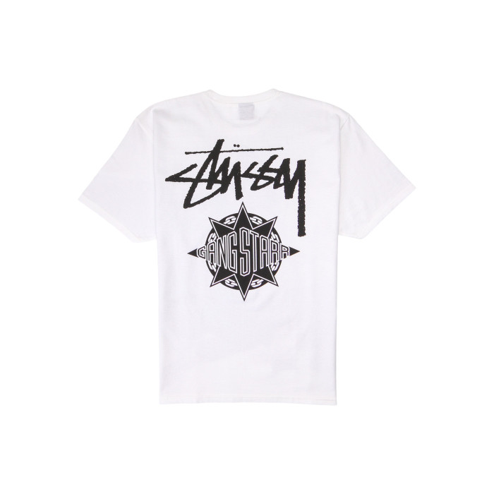 Оригинальный шмот Stussy Gang Starr Tee Multicolor/White - 70см