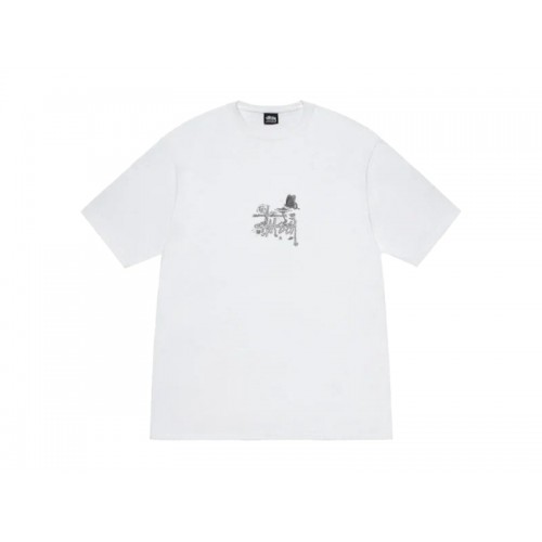 Stussy In Bloom Tee White