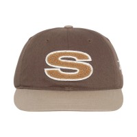 Stussy Low Pro Chenille S Strapback Hat Brown