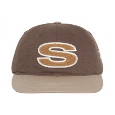 Stussy Low Pro Chenille S Strapback Hat Brown