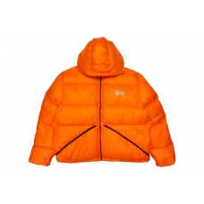 Stussy Micro Ripstop Down Parka Jacket Orange