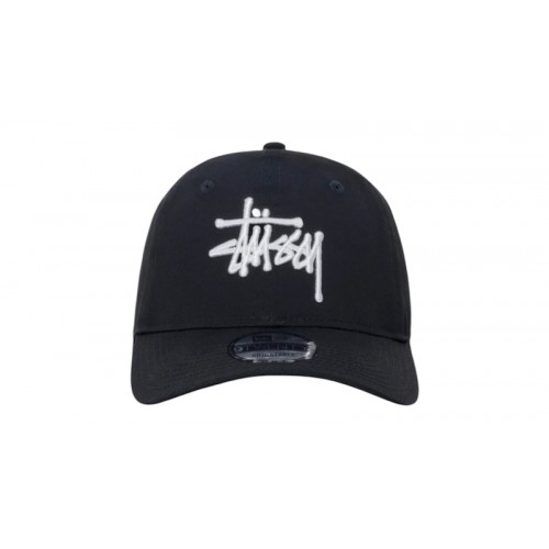 Stussy New Era 9Twenty Basic Strapback Black
