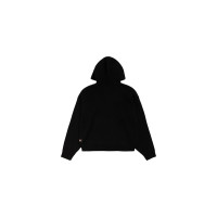 Stussy Quarter Zip Knit Hoodie Black