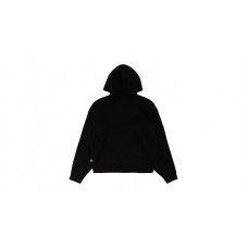 Stussy Quarter Zip Knit Hoodie Black