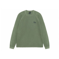 Stussy Raglan Thermal L/S Crew Pine