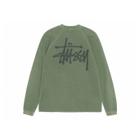 Stussy Raglan Thermal L/S Crew Pine