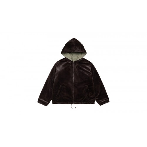 Stussy Reversible Hooded Jacket Brown