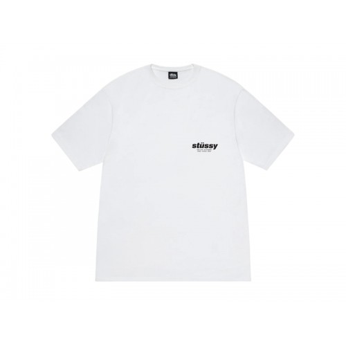 Stussy Rollers Tee White
