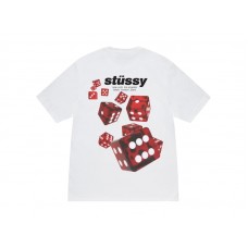 Stussy Rollers Tee White