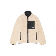 Stussy Sherpa Reversible Jacket Beige