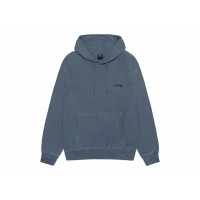 Stussy Smooth Stock Pigment Dyed Hoodie Navy