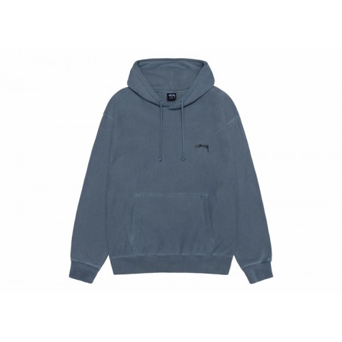 Stussy Smooth Stock Pigment Dyed Hoodie Navy