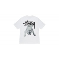 Stussy Stock Dog Tee White