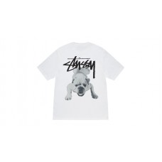 Stussy Stock Dog Tee White