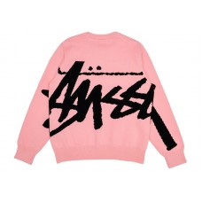 Stussy Stock Sweater Pink