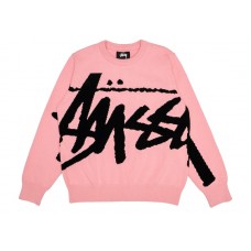 Stussy Stock Sweater Pink
