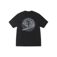 Stussy Surf Club Pigment Dyed Tee Black