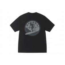 Stussy Surf Club Pigment Dyed Tee Black